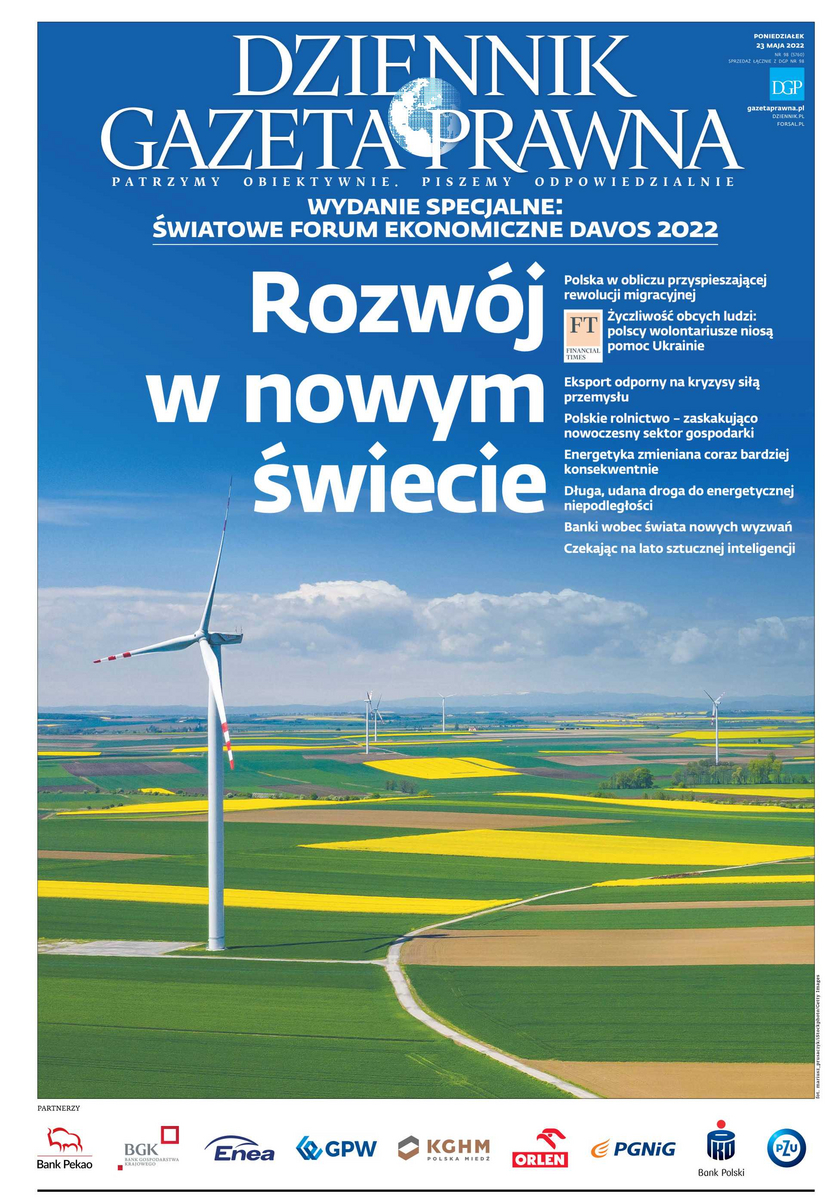 Dziennik Gazeta Prawna - Wydanie specjalne Davos PL_cover