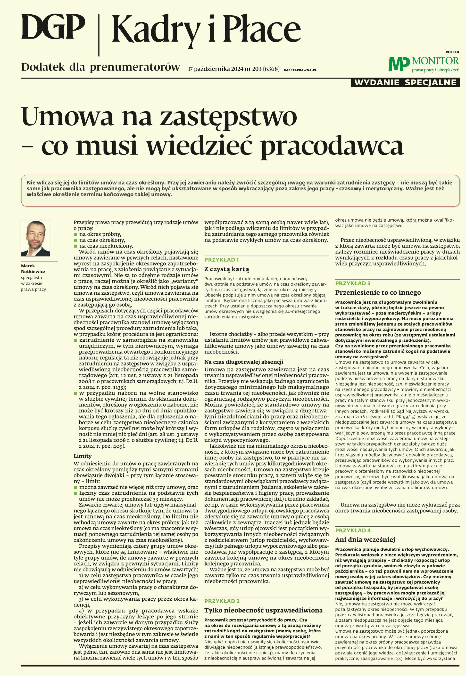 Kadry i Płace - wydanie specjalne_cover