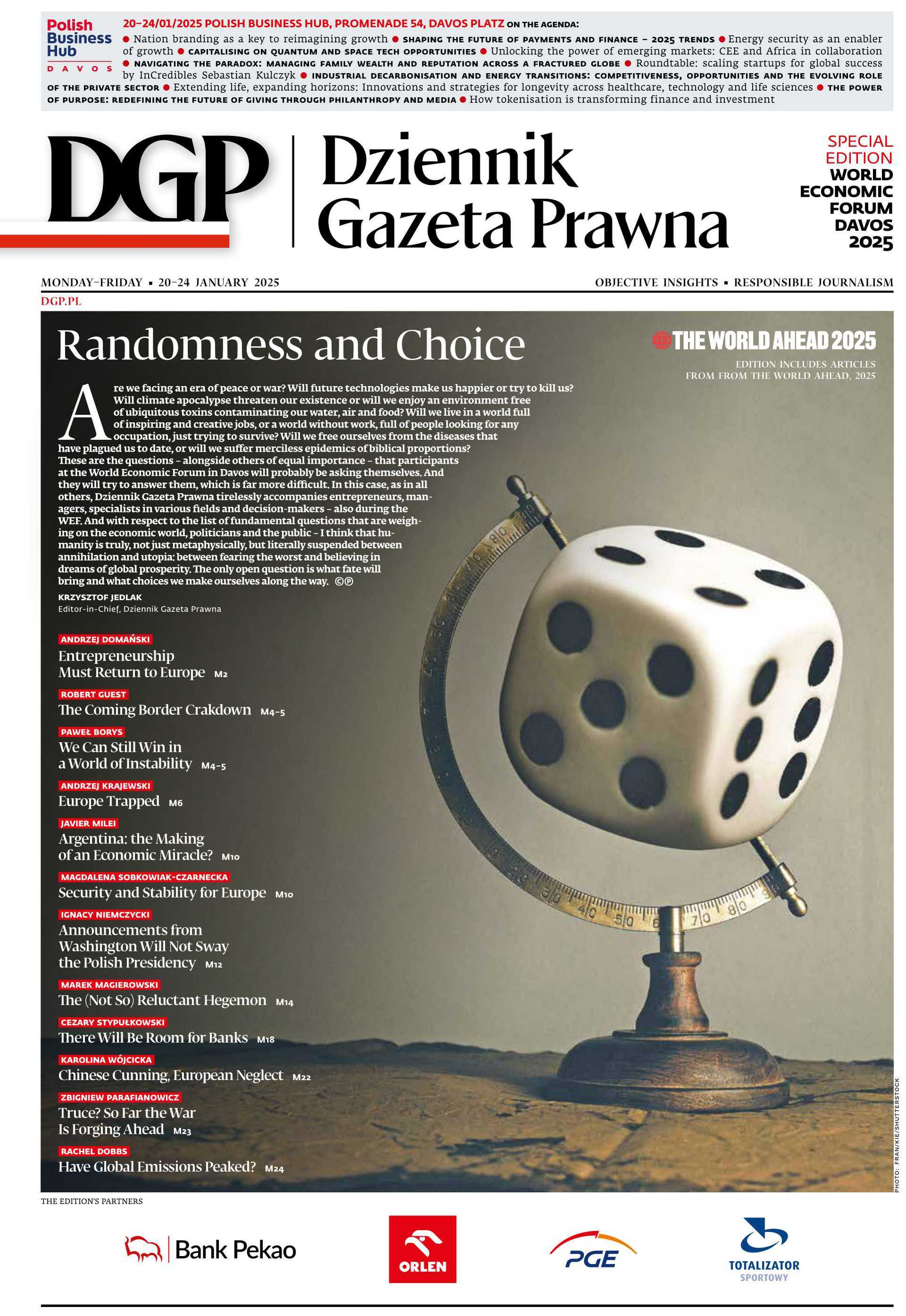 Dziennik Gazeta Prawna Special Edition World Economic Forum Davos 2025_cover