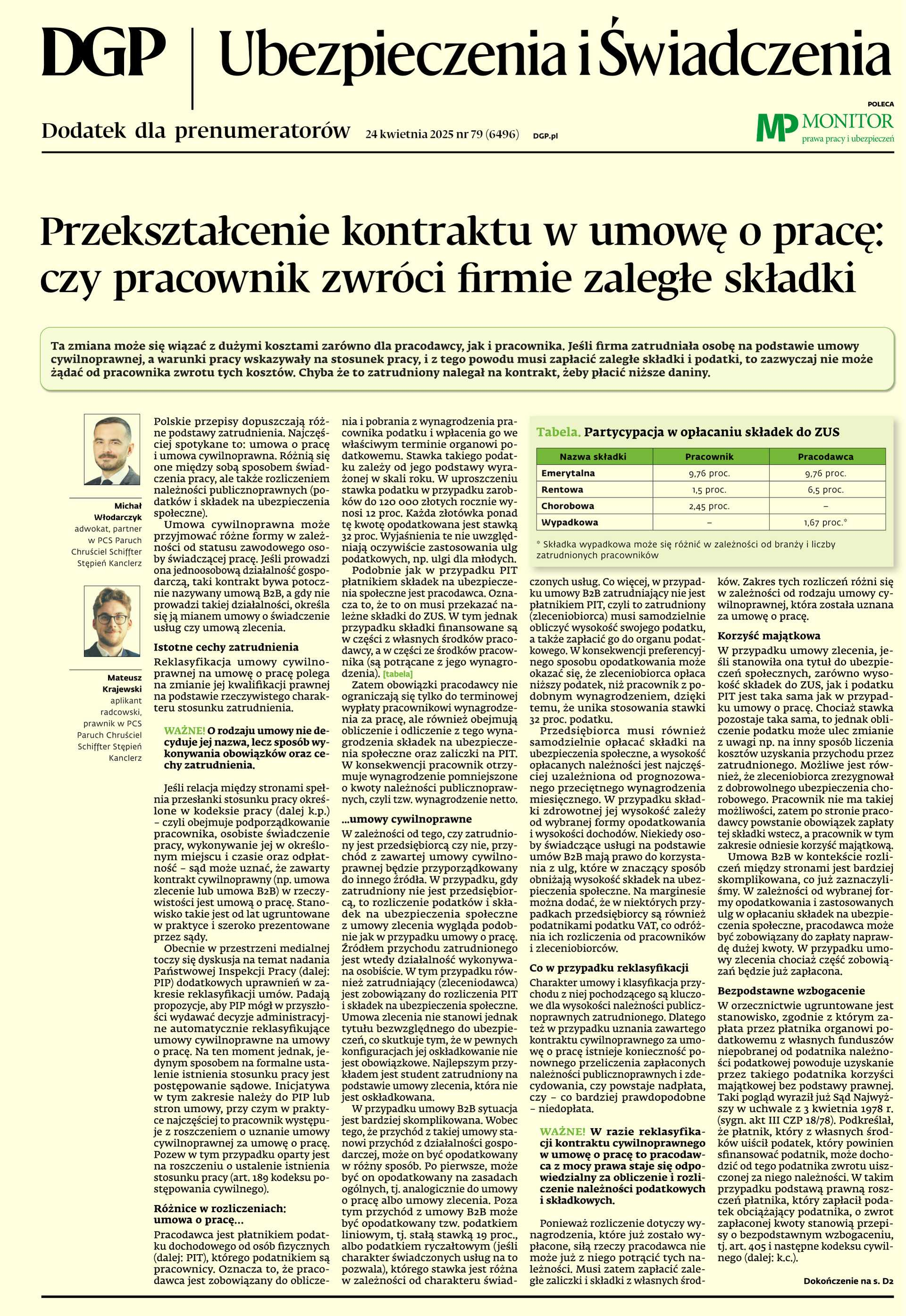 Ubezpieczenia i Świadczenia_cover
