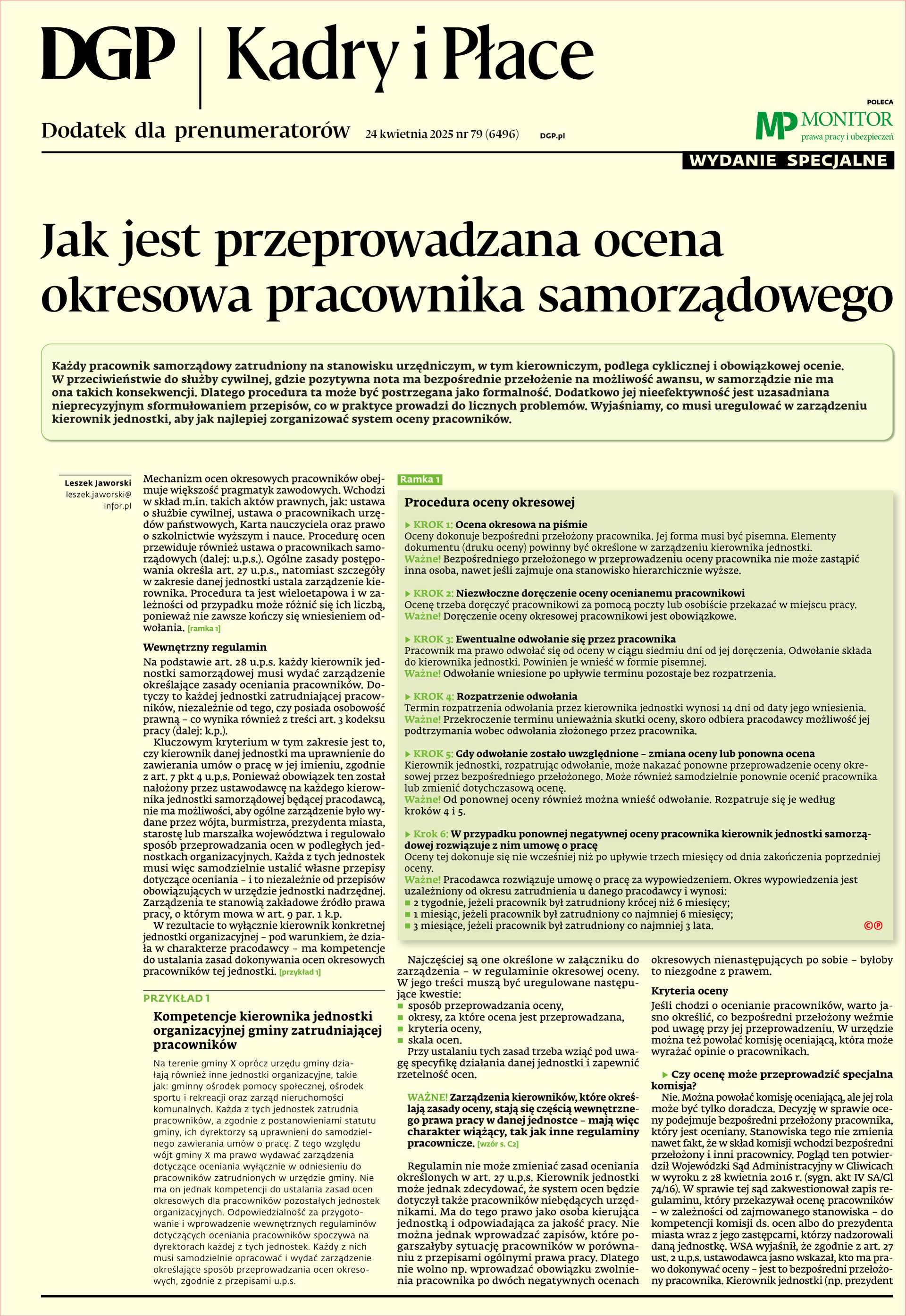 Kadry i Płace - wydanie specjalne_cover