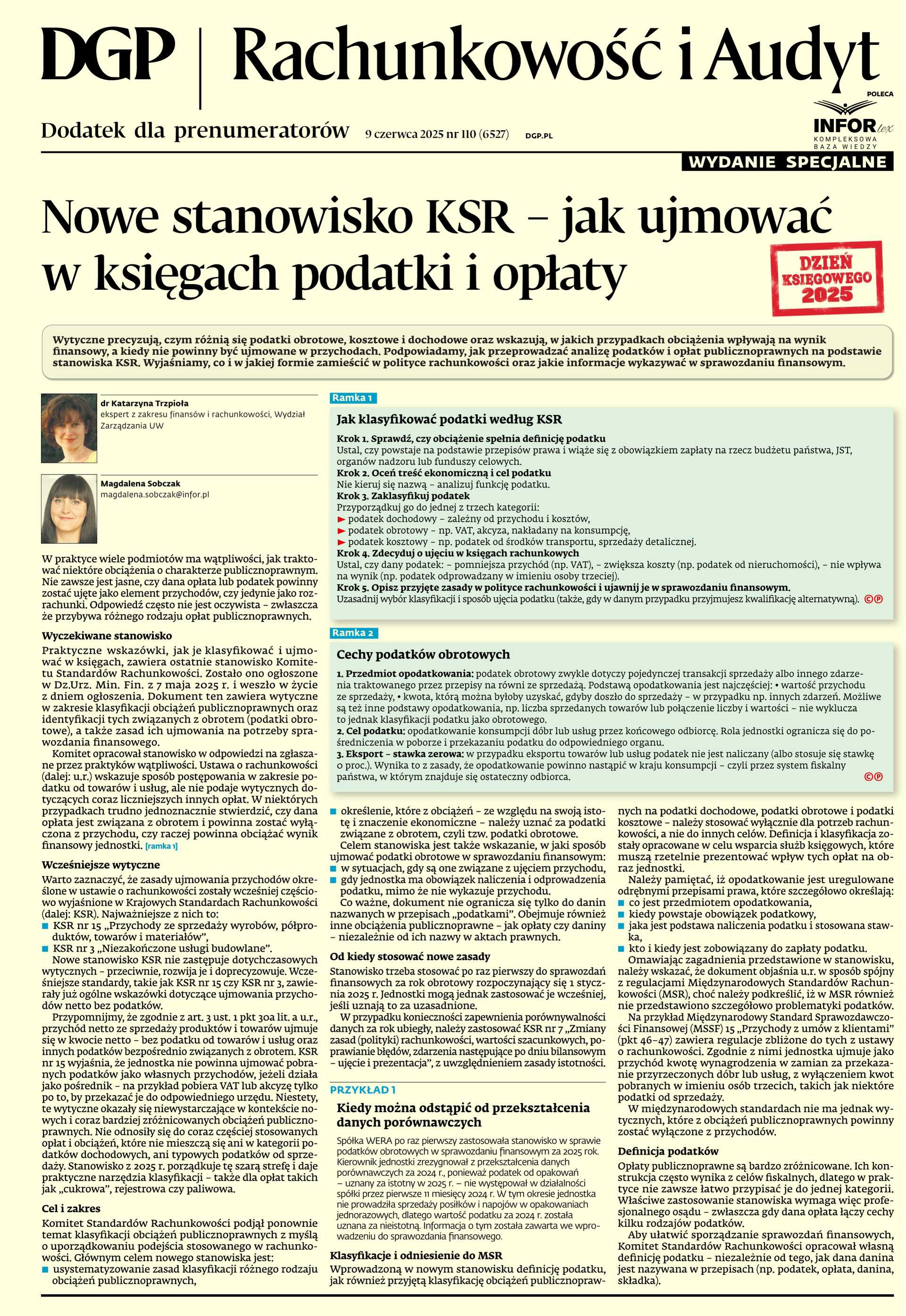 Rachunkowość i Audyt - wydanie specjalne_cover