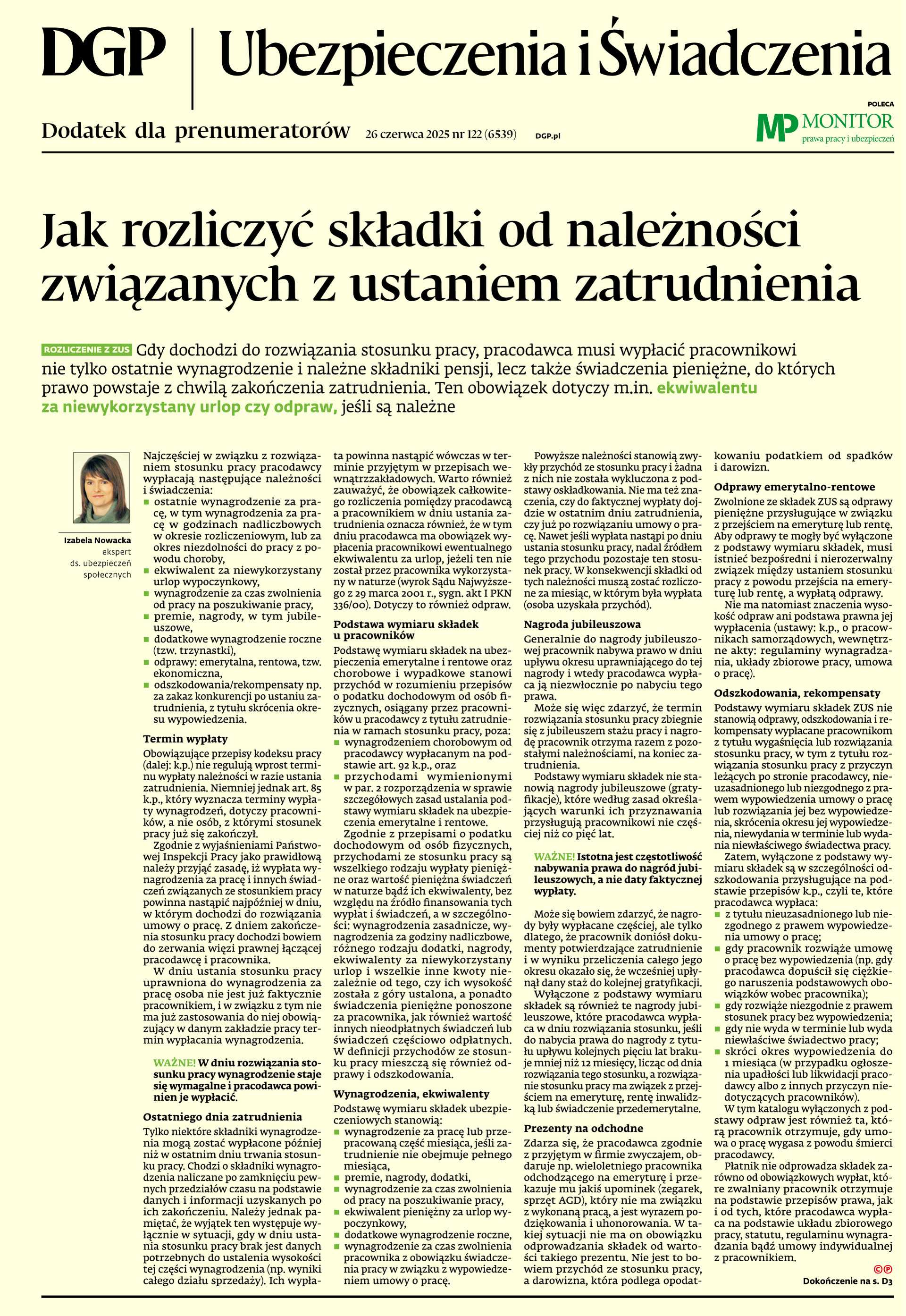 Ubezpieczenia i Świadczenia_cover