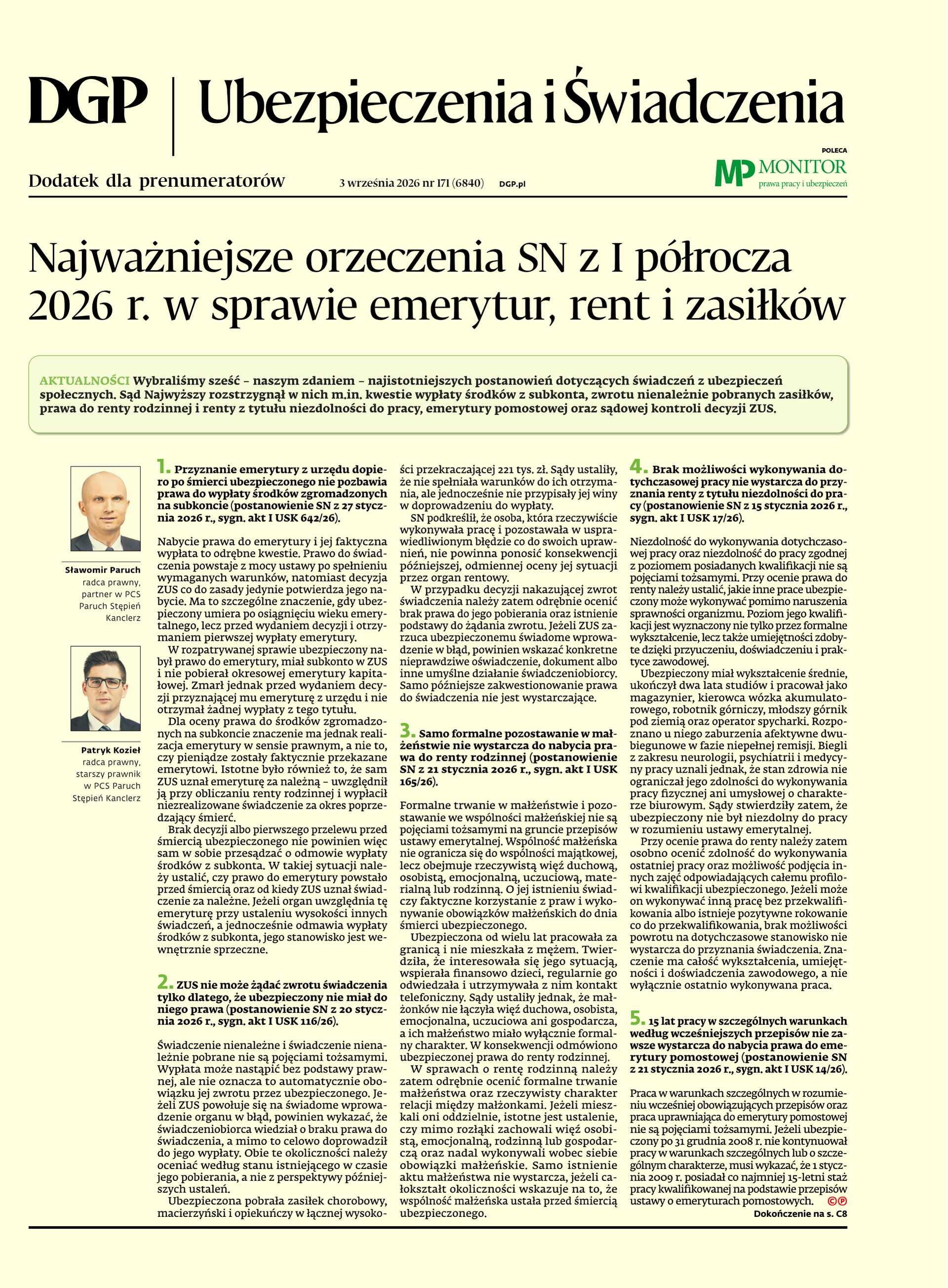 Ubezpieczenia i Świadczenia_cover