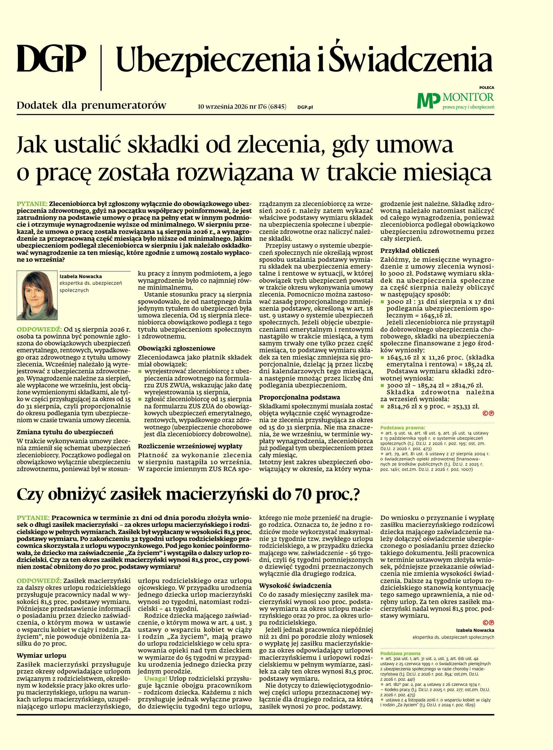 Ubezpieczenia i Świadczenia_cover