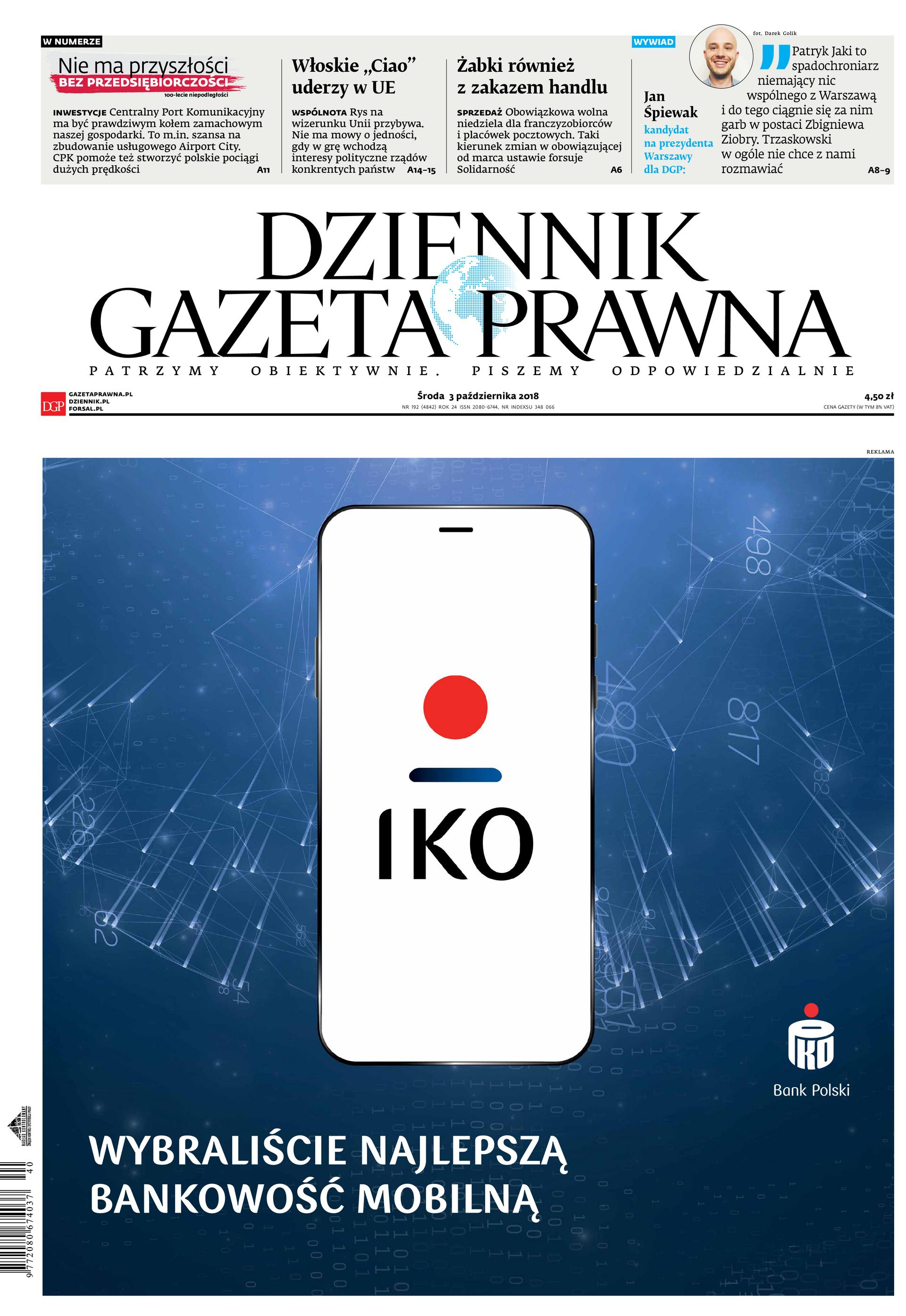 03 października 18 (nr 192)_cover