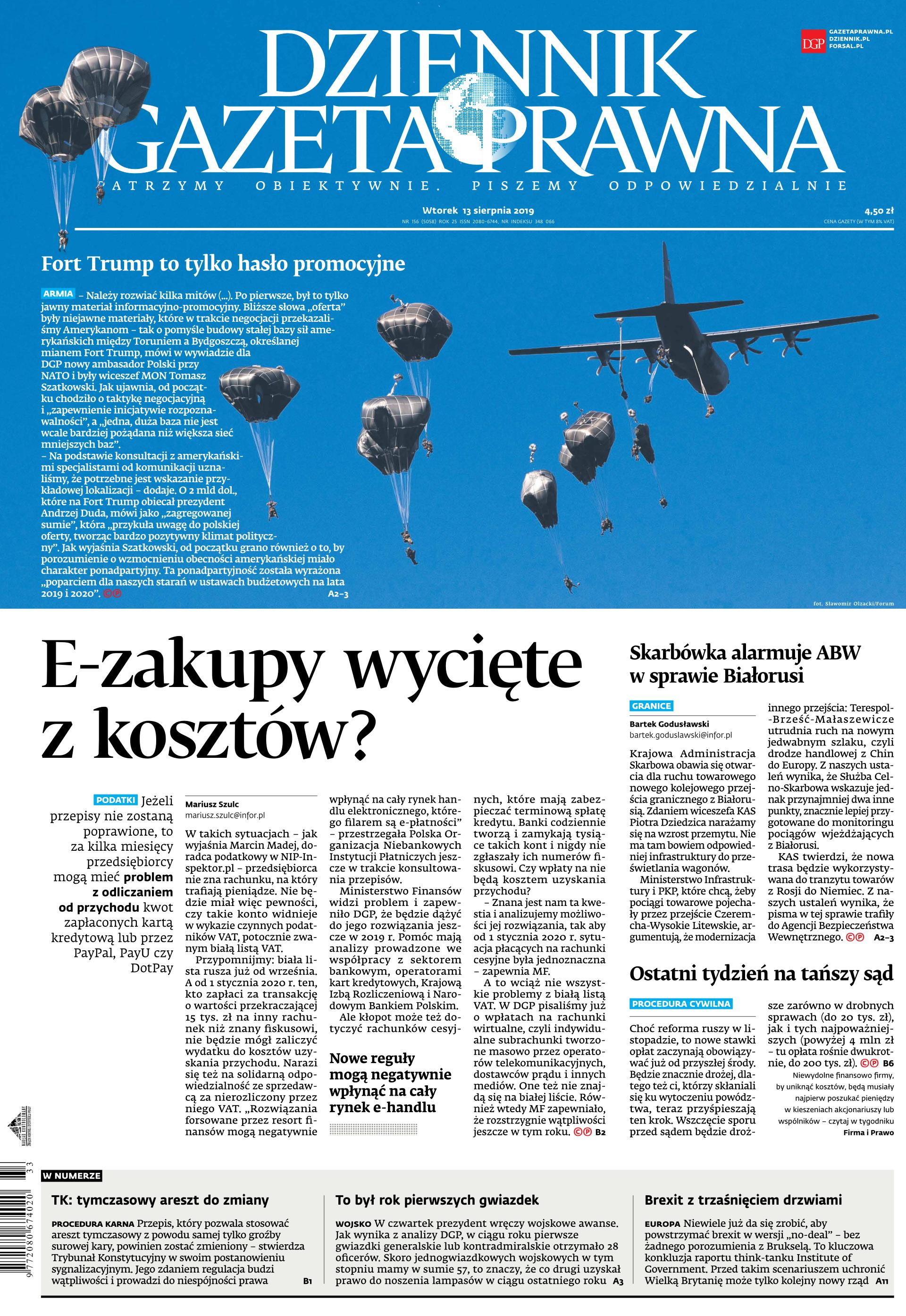 13 sierpnia 19 (nr 156)_cover