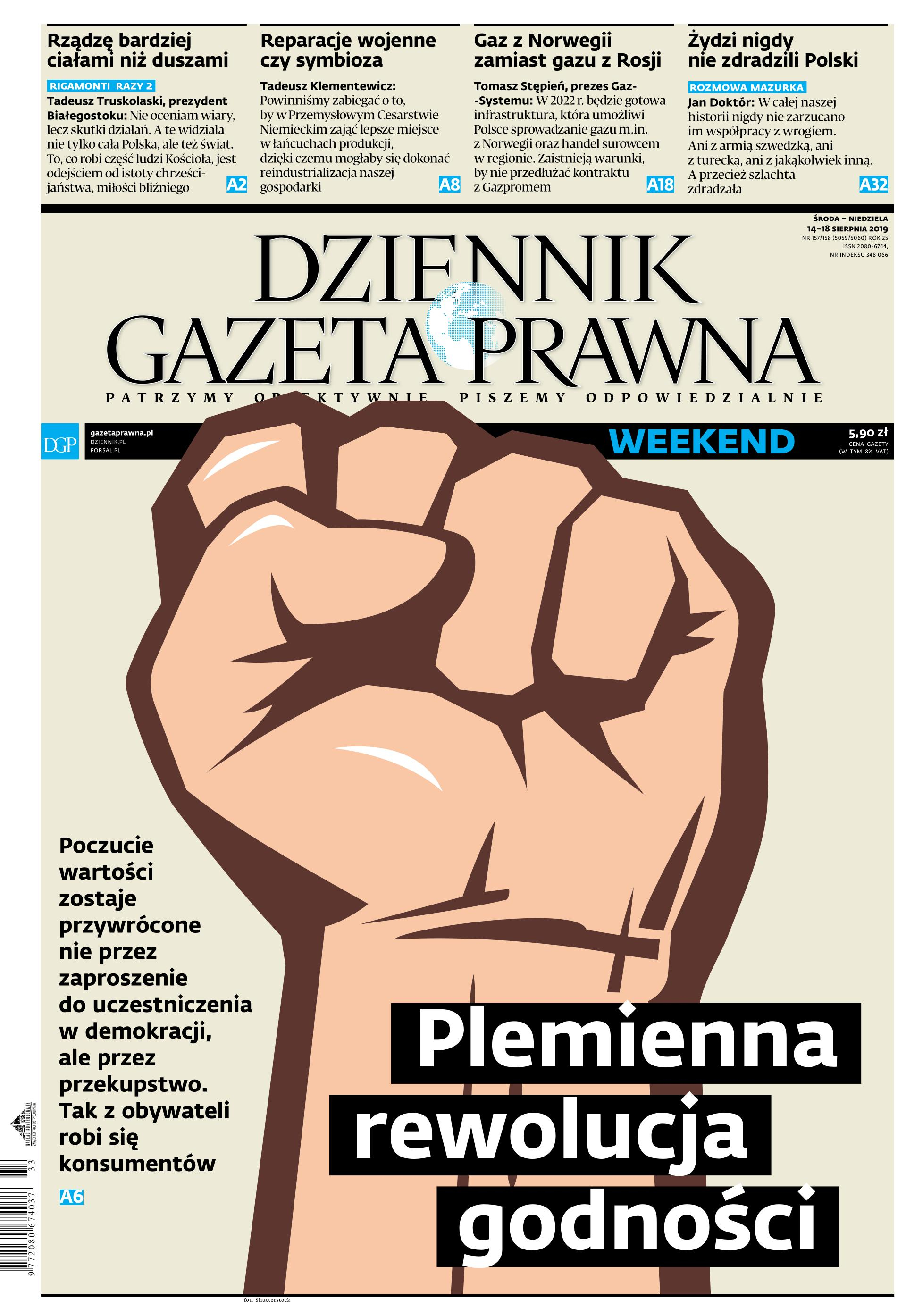 14 sierpnia 19 (nr 157)_cover