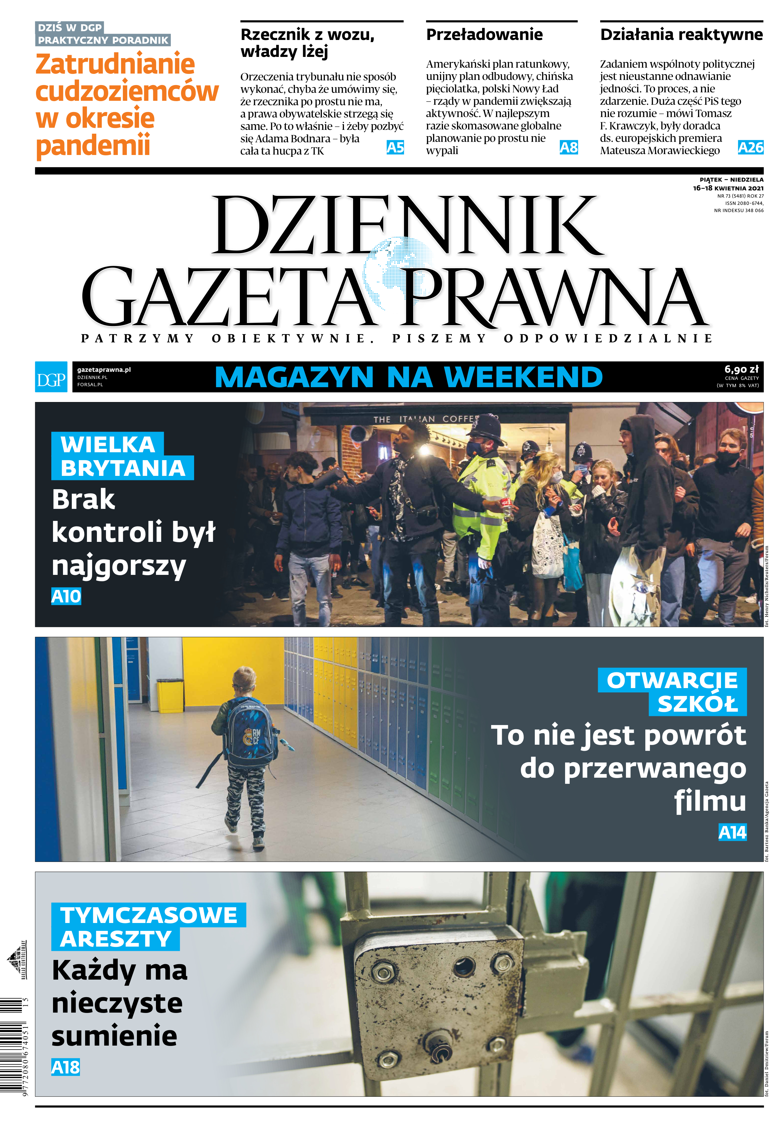 16 kwietnia 21 (nr 73)_cover