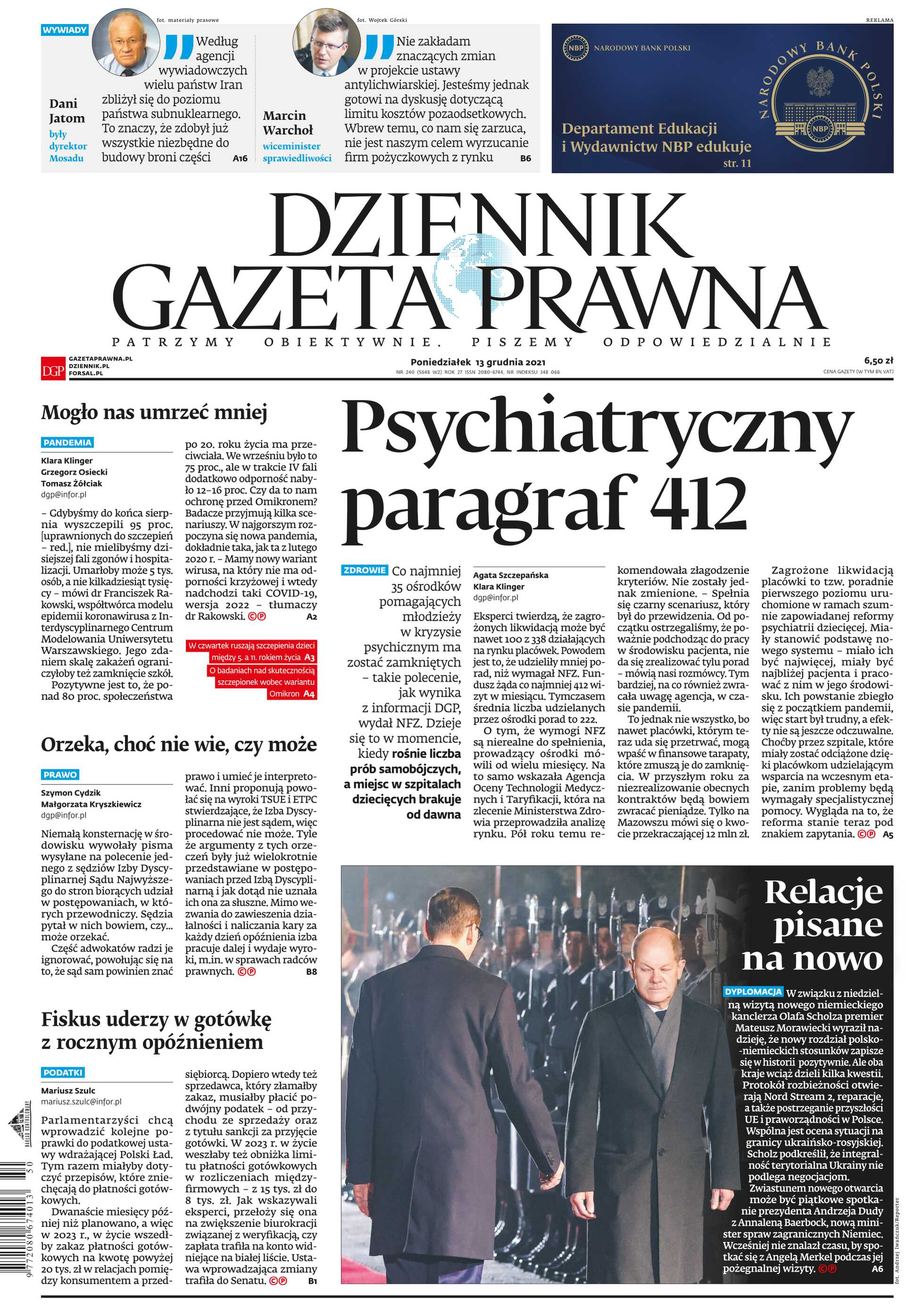 13 grudnia 21 (nr 240)_cover