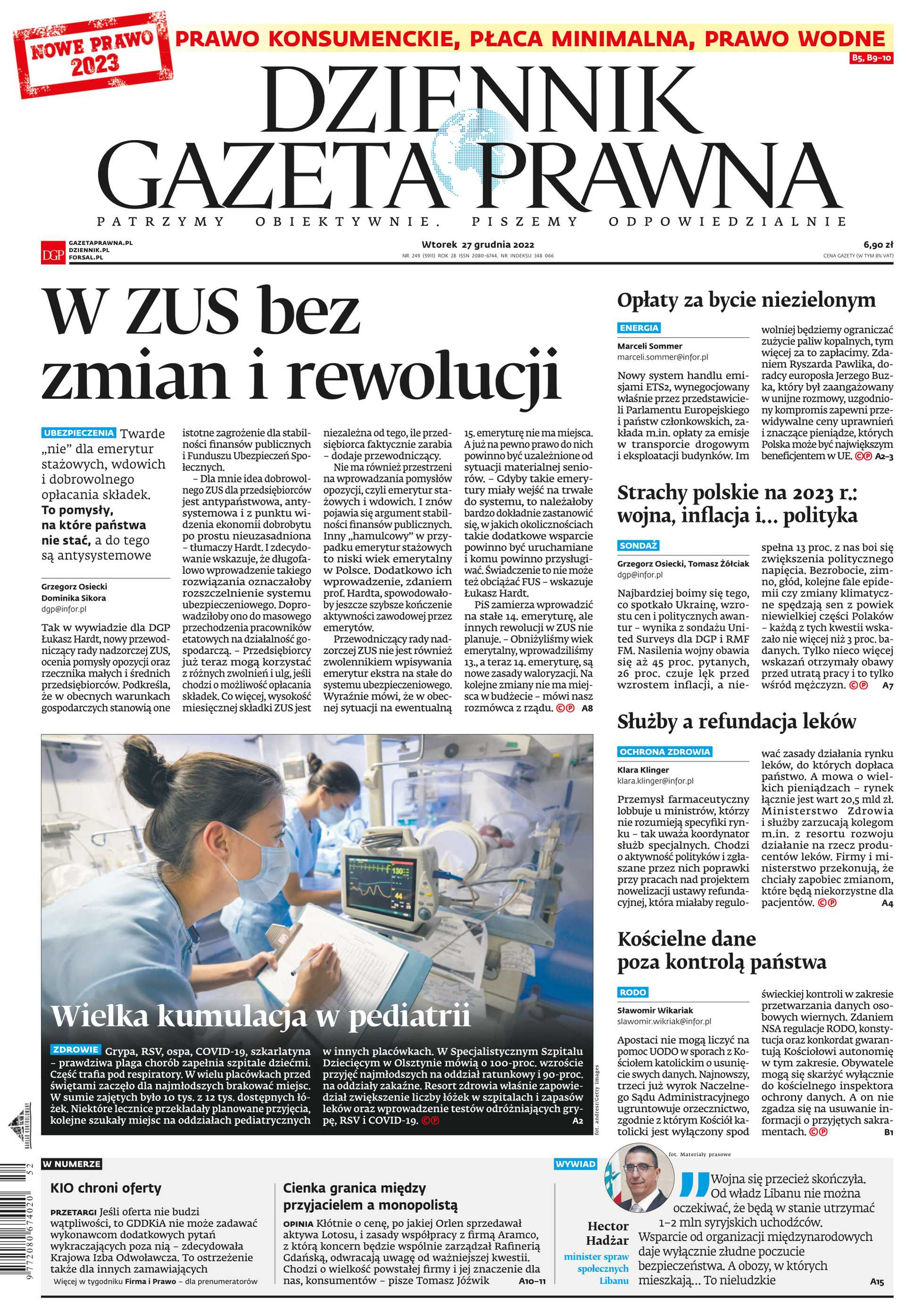 27 grudnia 22 (nr 249)_cover