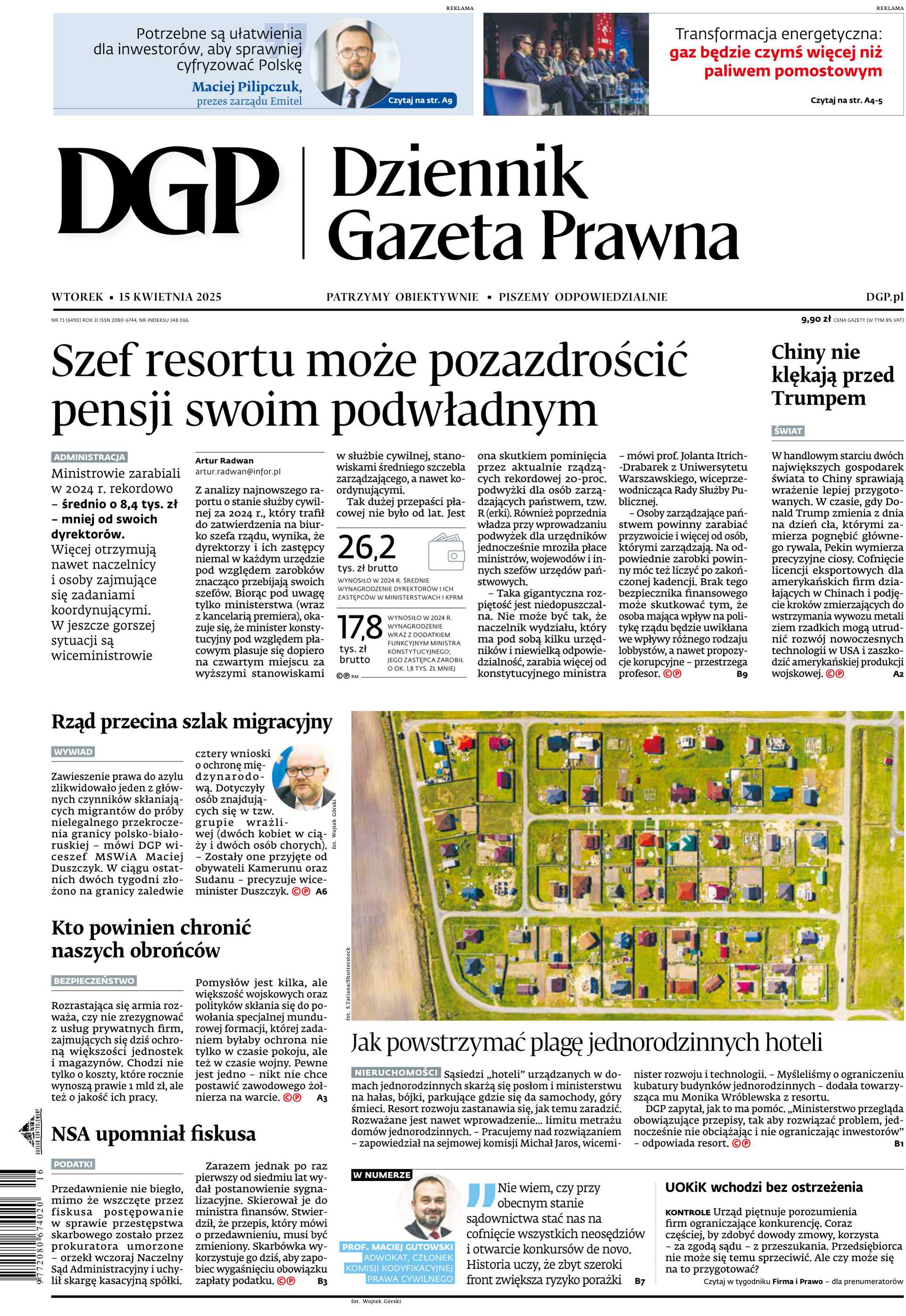 15 kwietnia 25 (nr 73)_cover