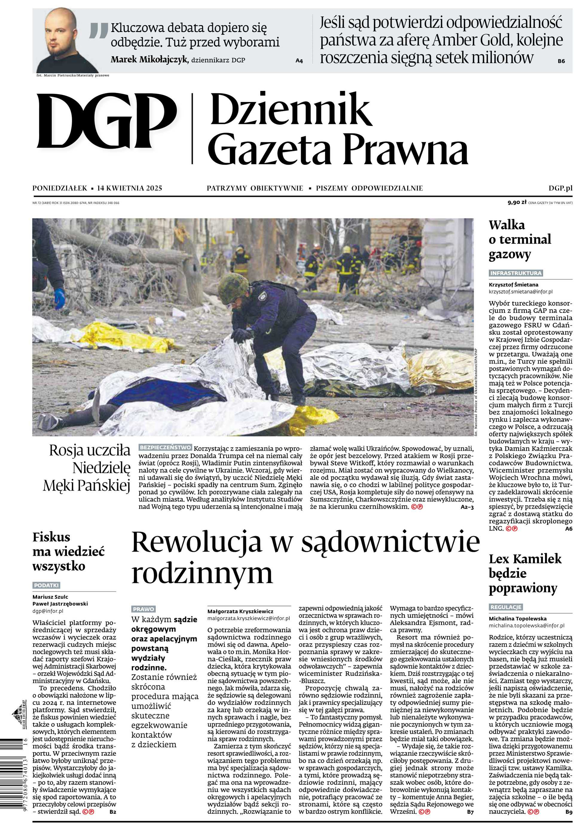 14 kwietnia 25 (nr 72)_cover