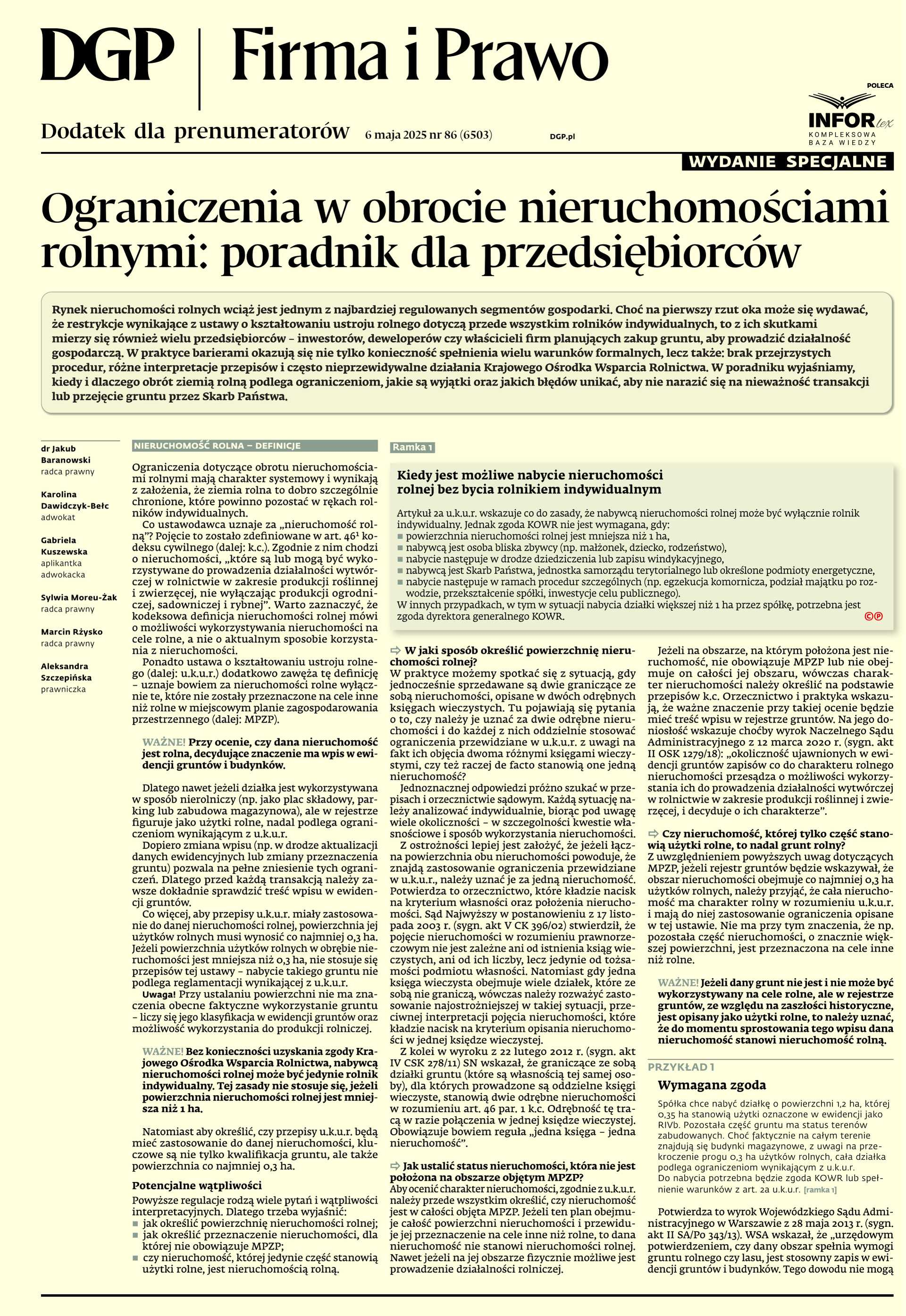 Firma i Prawo – wydanie specjalne_cover