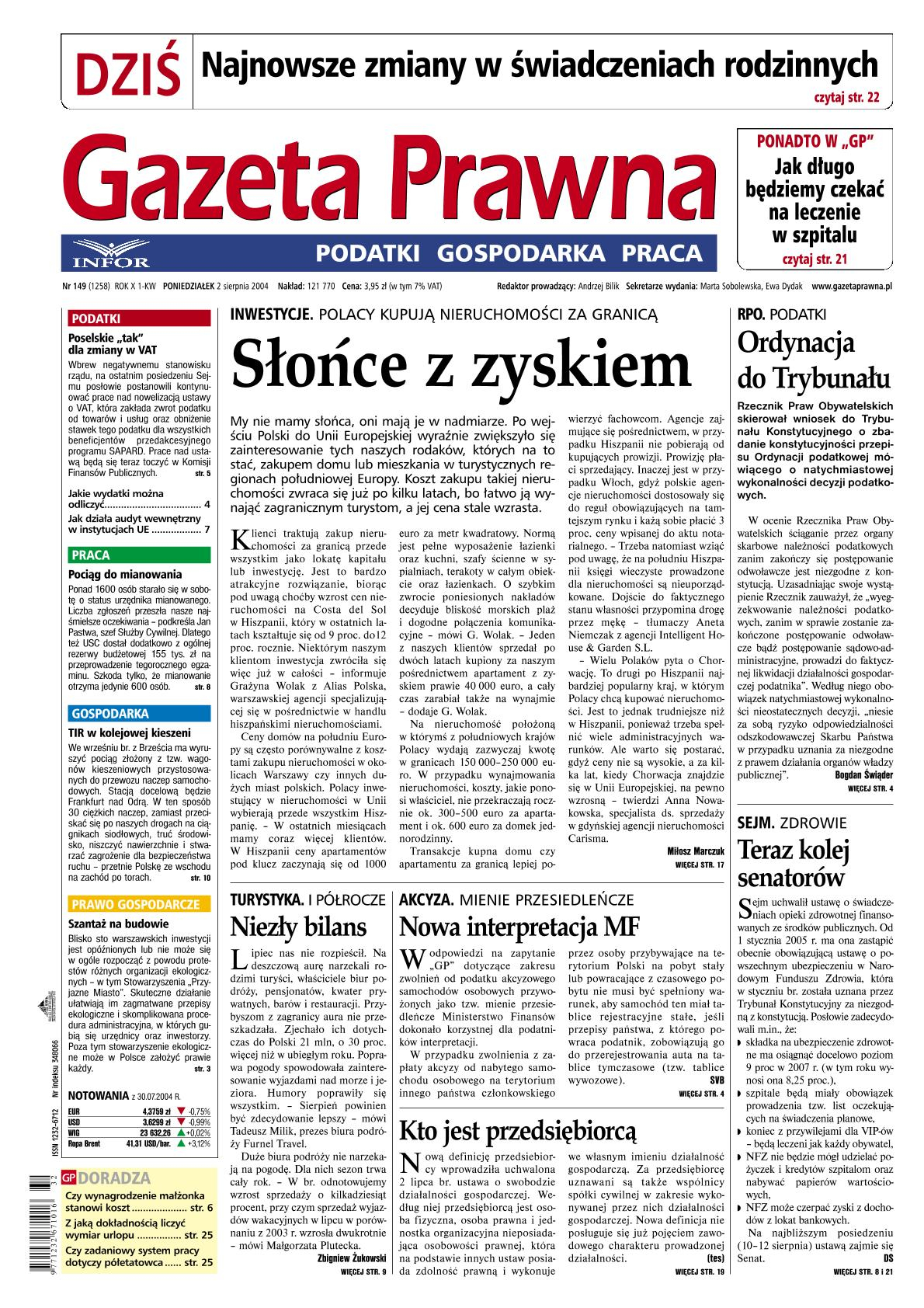 2 sierpnia 2004 (nr 149)_cover