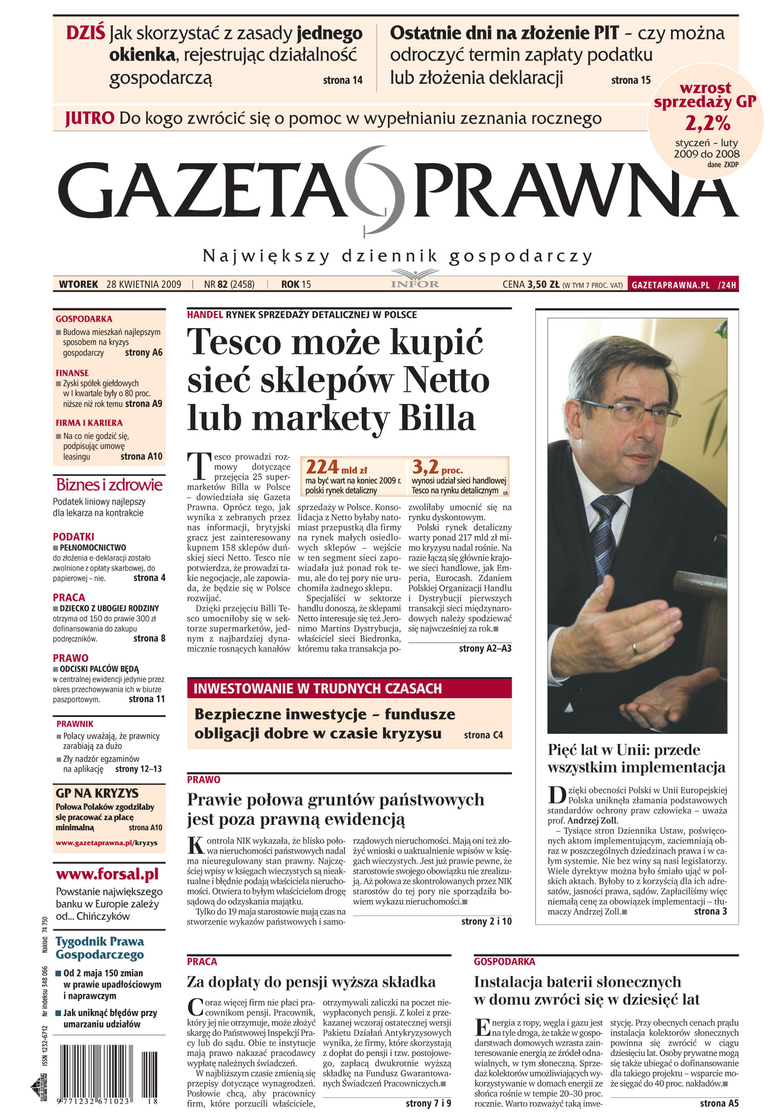 28 kwietnia 09 (nr 82)_cover