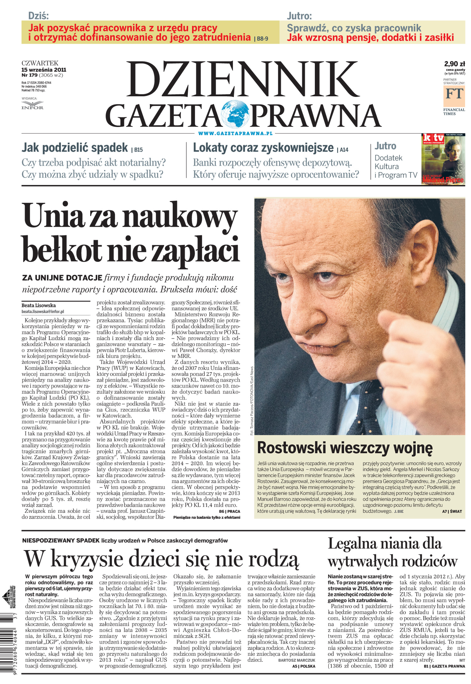 15 września 11 (nr 179)_cover