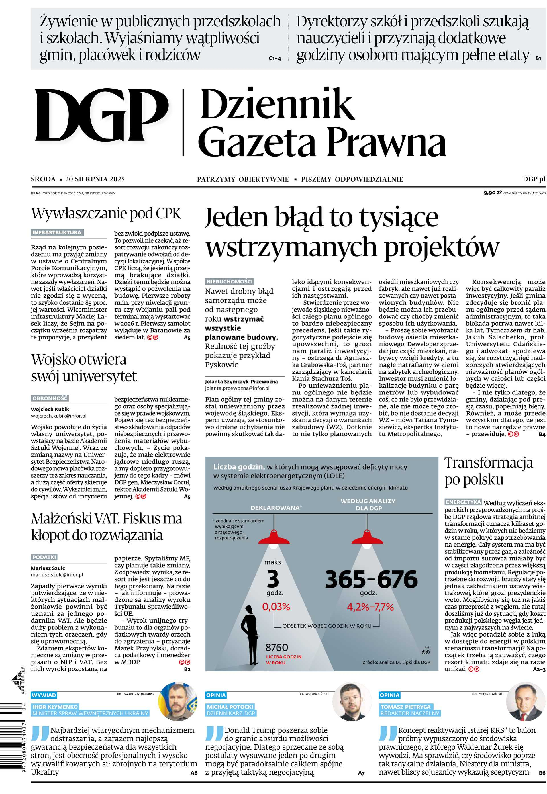 20 sierpnia 25 (nr 160)_cover