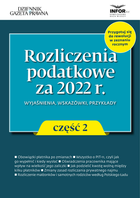 Rozliczenia podatkowe za 2022 r. część II_cover