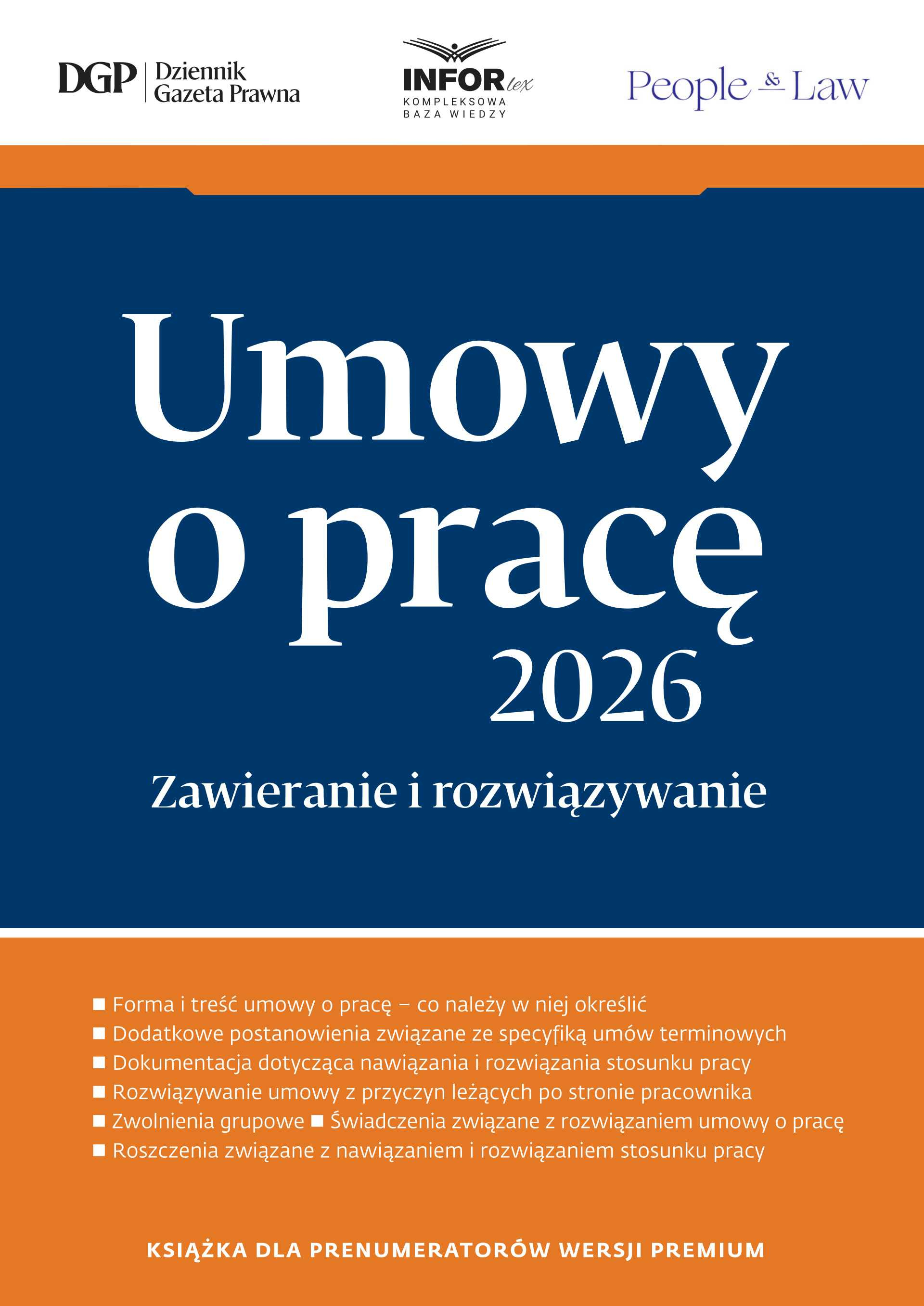 Umowy o pracę 2026 – zawieranie i rozwiązywanie_cover
